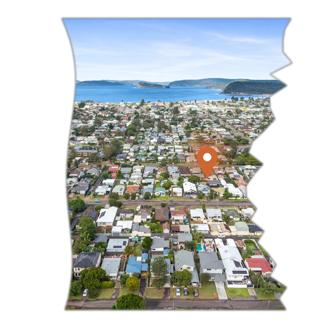 Map of the Central Coast and Newcastle region Scott JG Constructions services